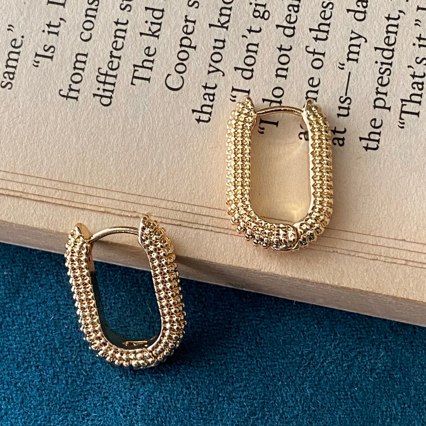 Eva golden hoops