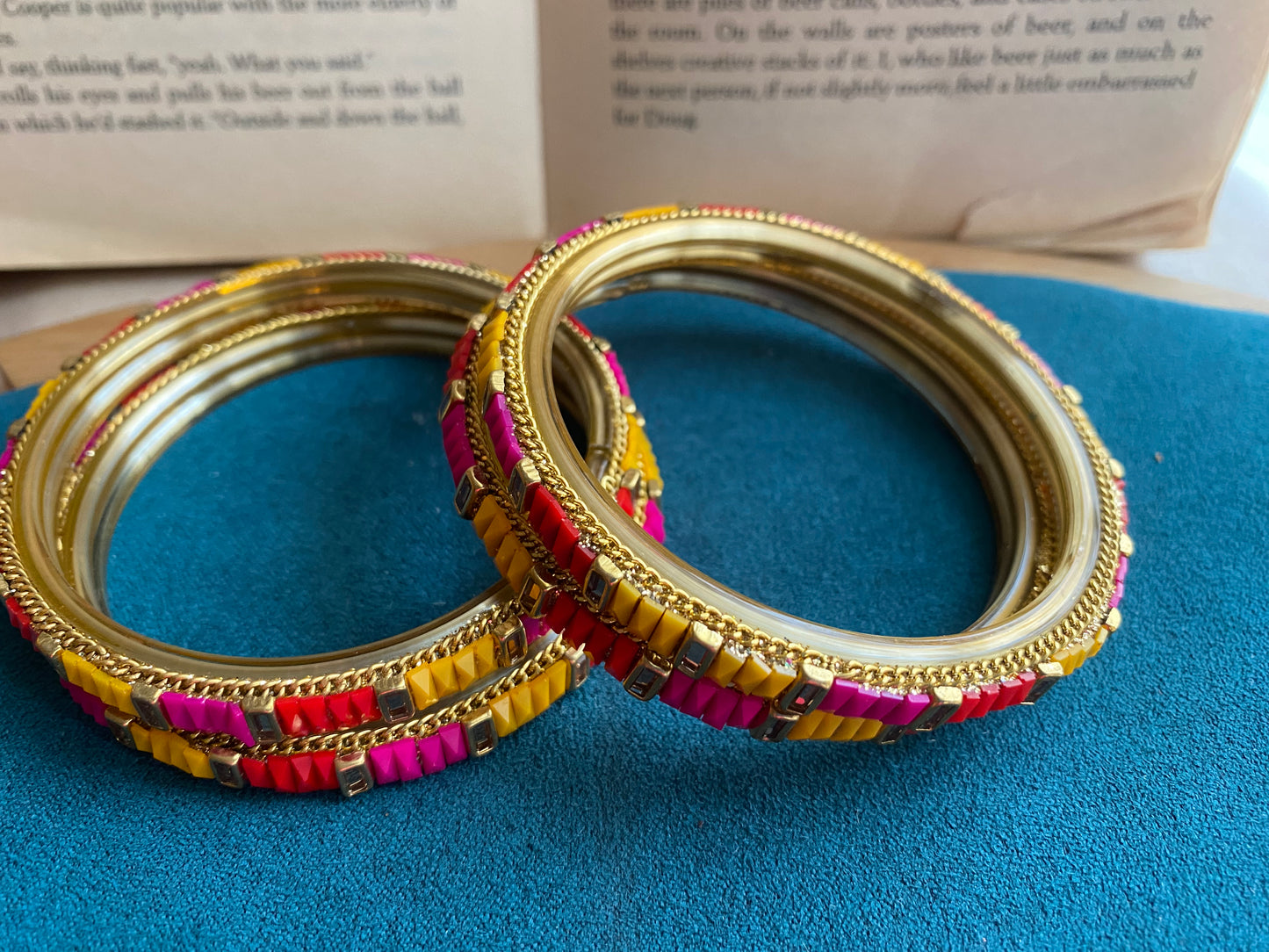 Colourful Simar bangles