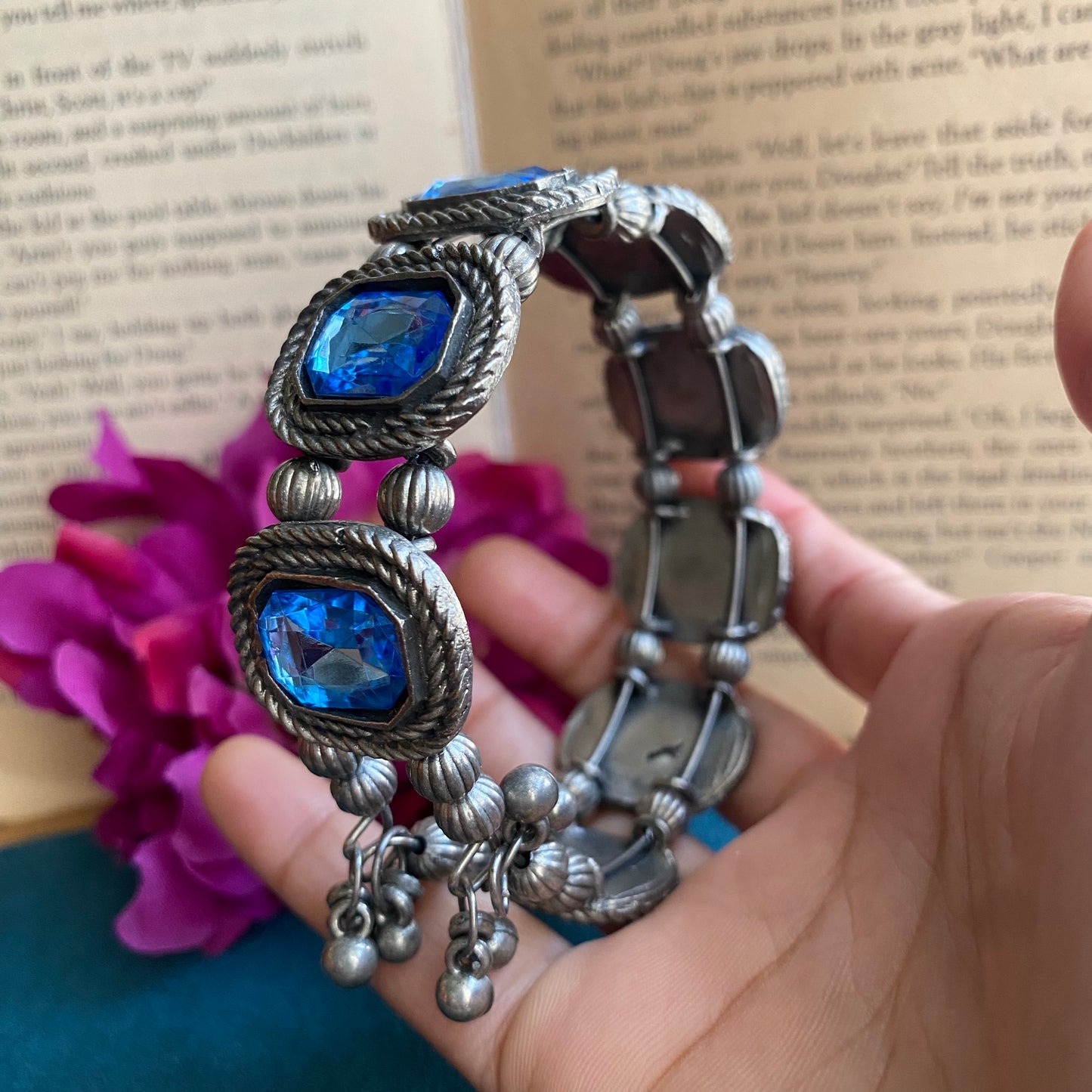 Durga stone kada(Blue)