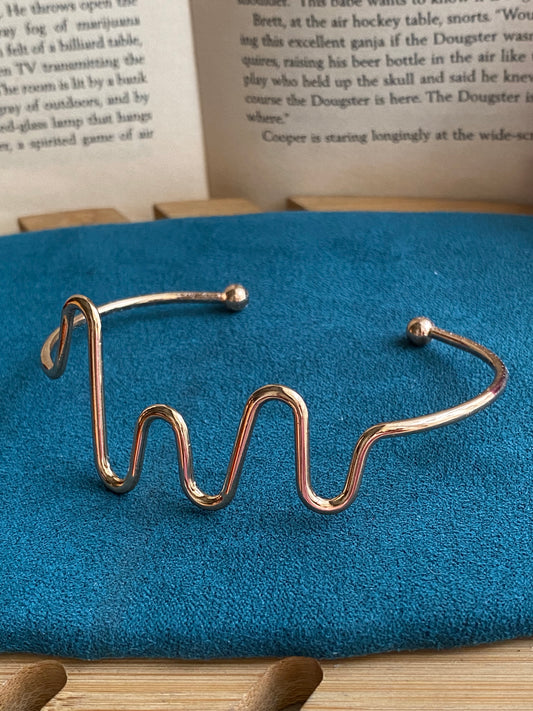 Heartbeat bangle