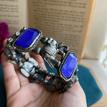 Sindhu stone kada (Blue)