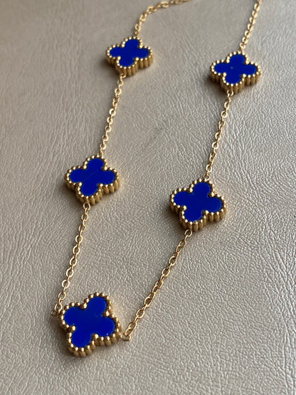 Nia clover chain (Blue)