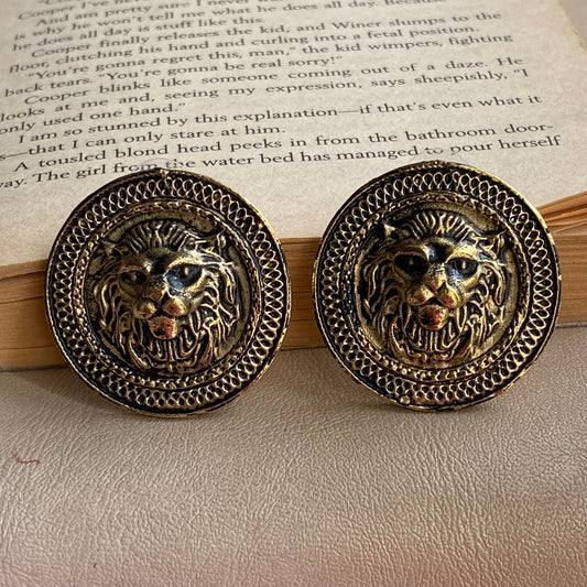 Golden Lion studs