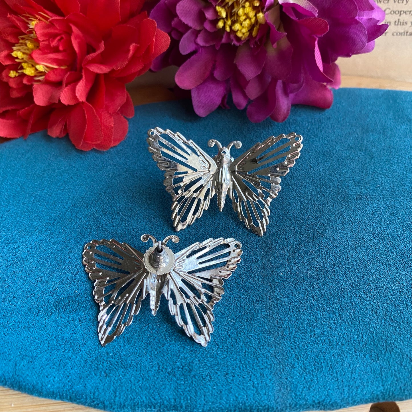 Aria butterfly studs