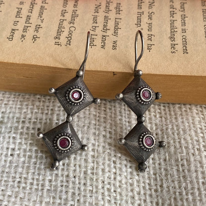 Silver replica earring