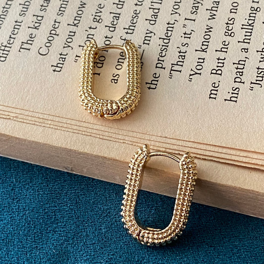 Eva golden hoops