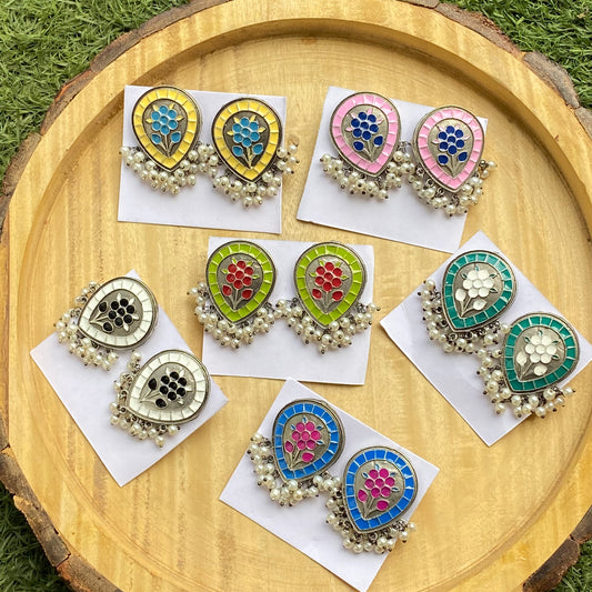 Piu flower studs