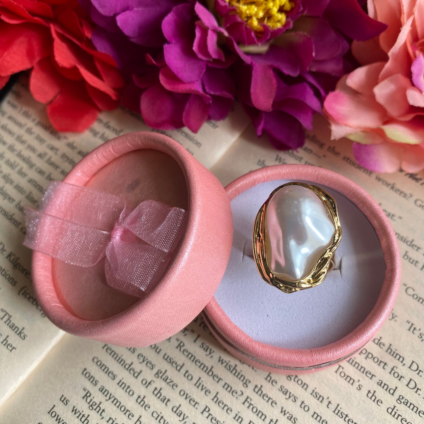 Mother of pearl ring