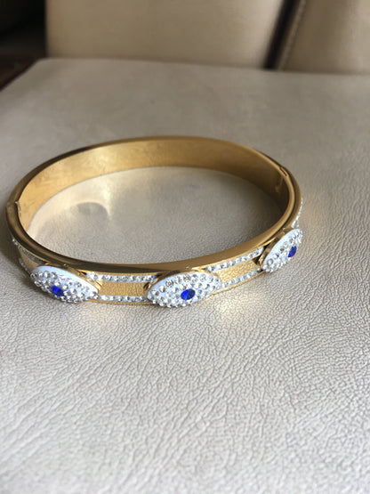 Premium Bangle Swarovski Evil Eye