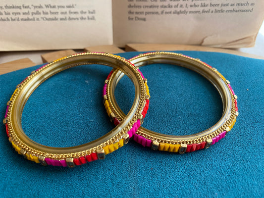 Colourful Simar bangles