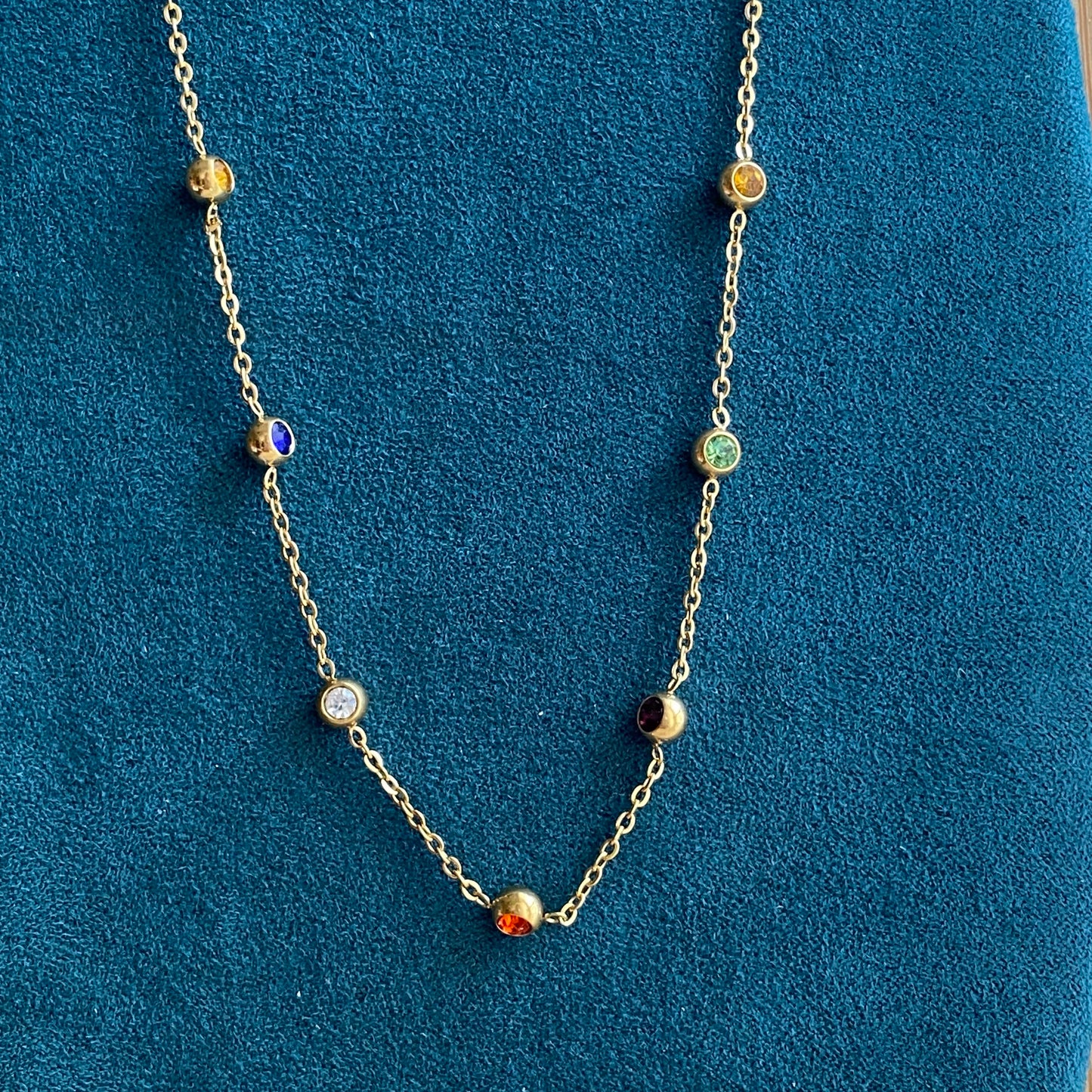 Faith multi stone neckpiece