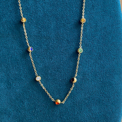 Faith multi stone neckpiece