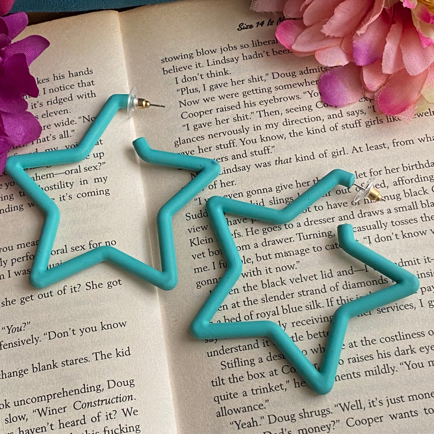 Acrylic Star earring