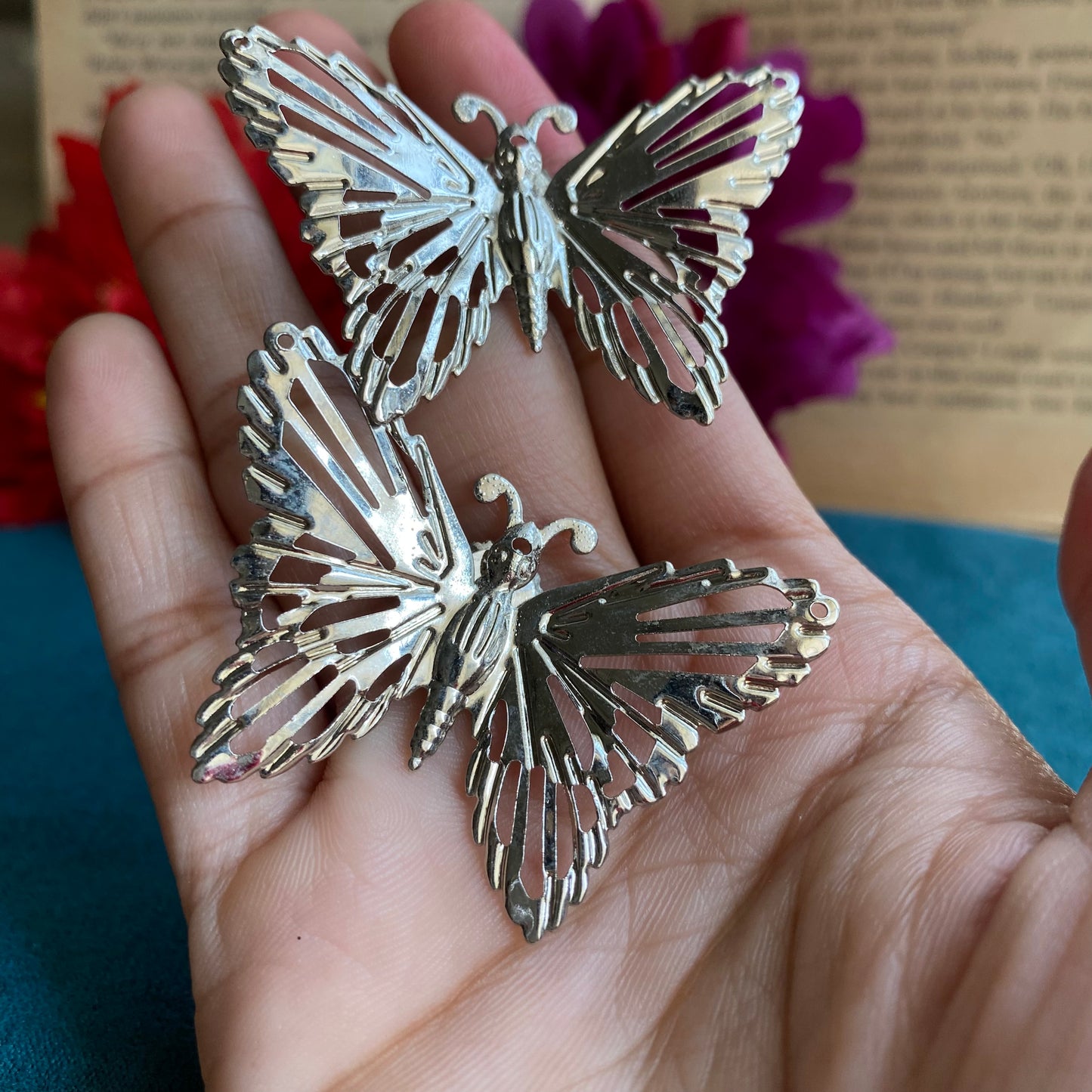 Aria butterfly studs