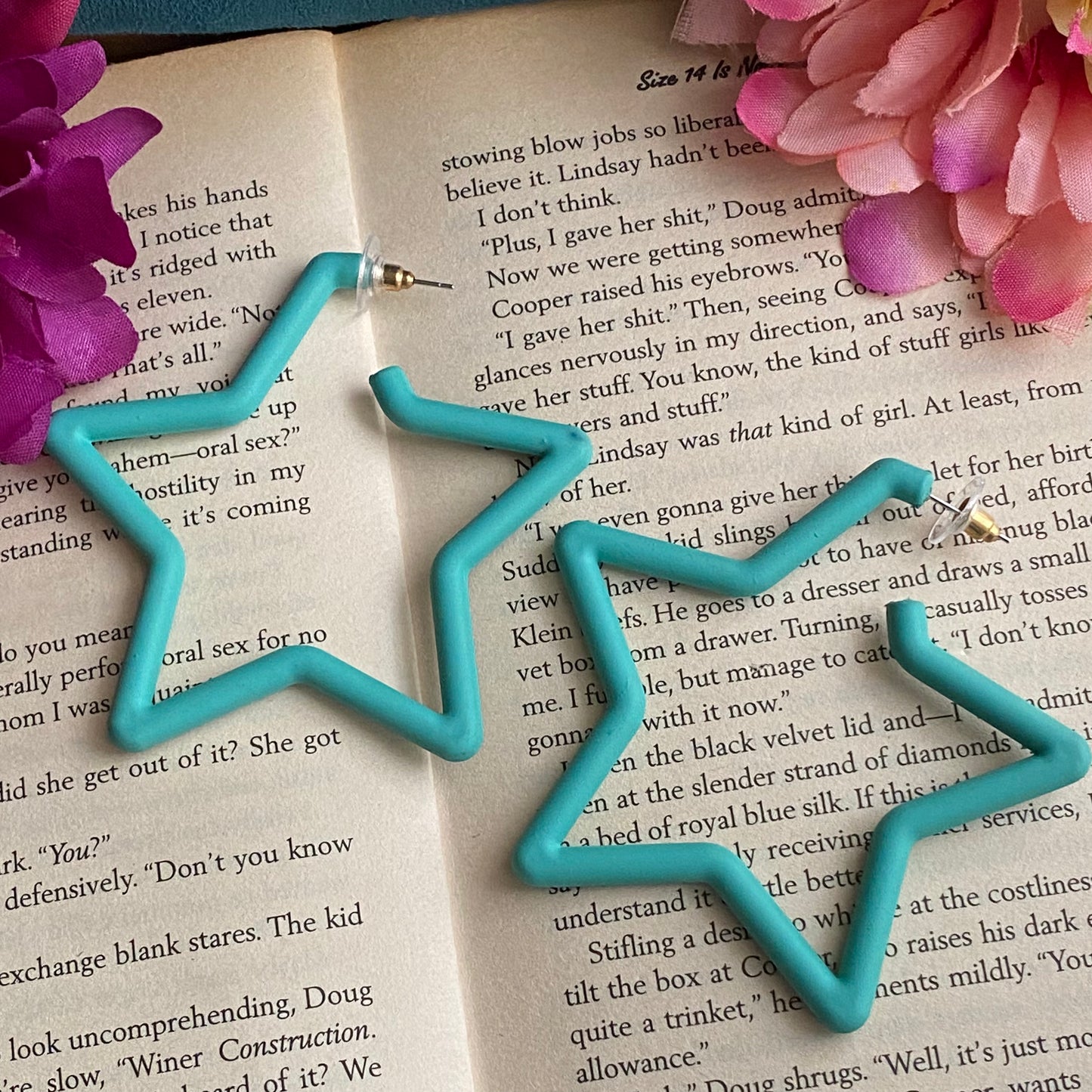 Acrylic Star earring