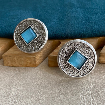 Square stone studs