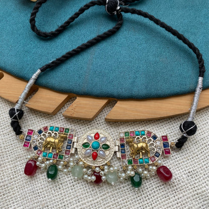 Multi Nandi choker set