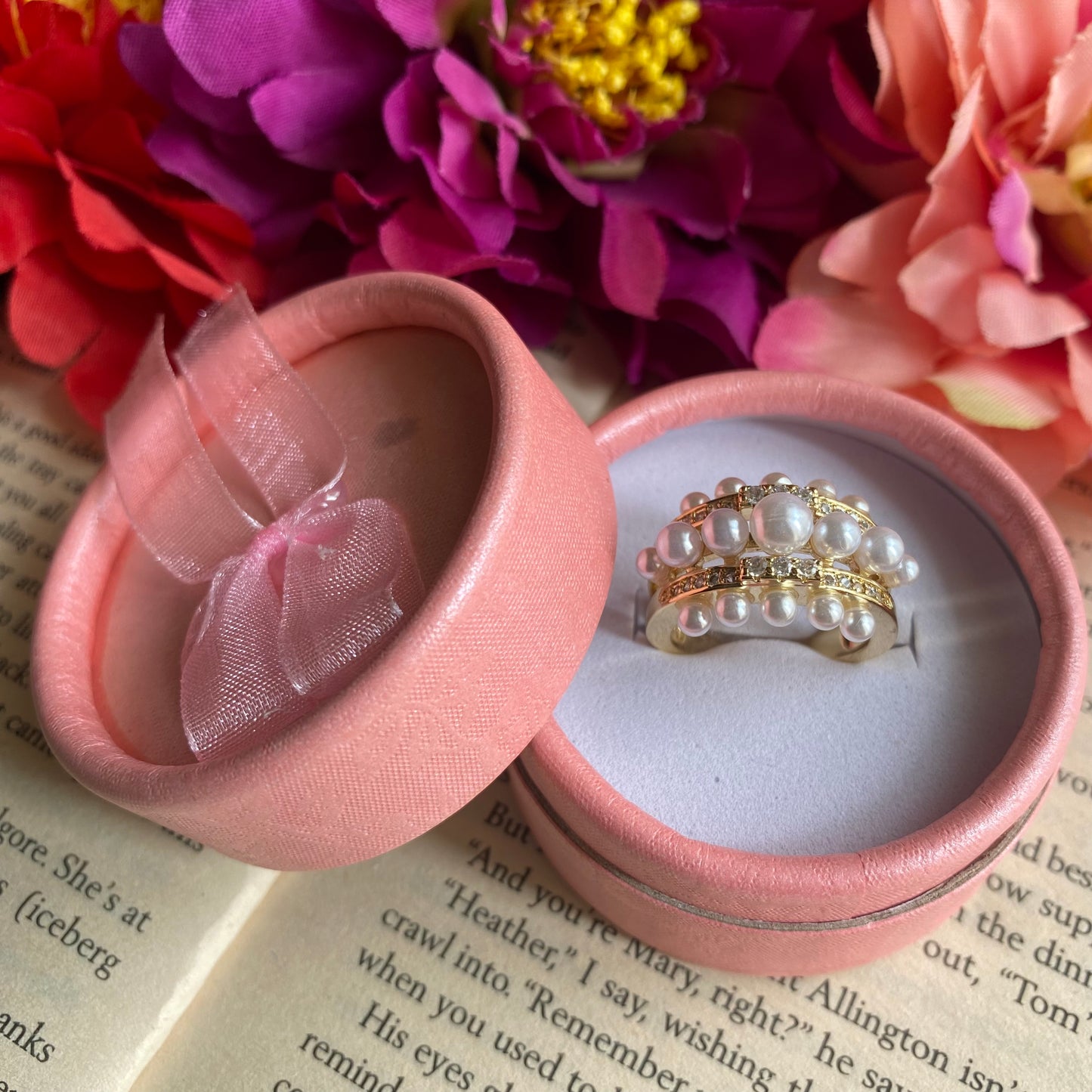 Elizabeth pearl ring