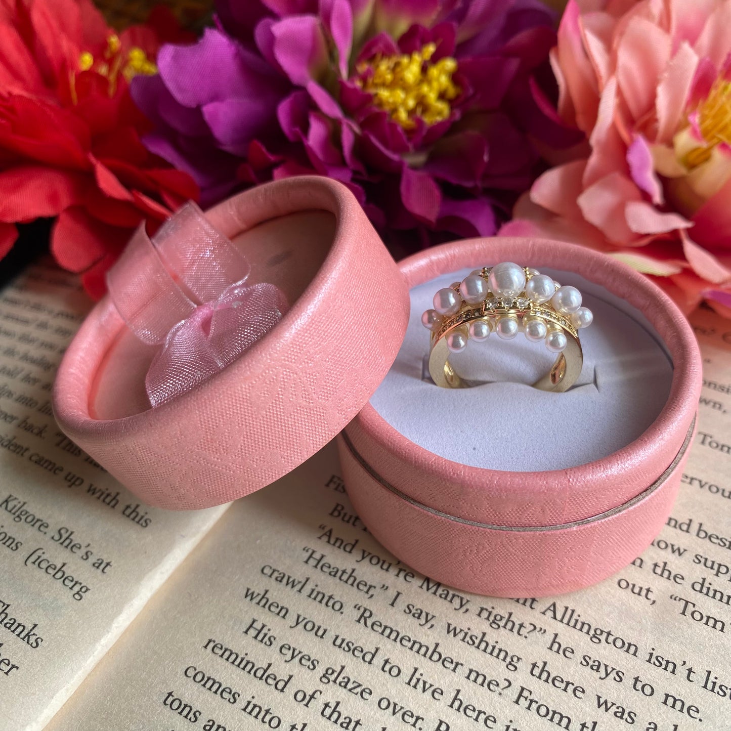 Elizabeth pearl ring