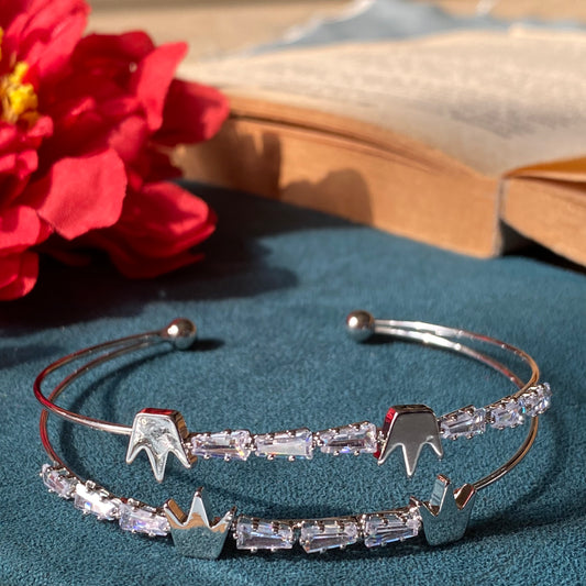 Crown crystal bracelet