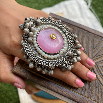 Oversized  ghunghroo ring