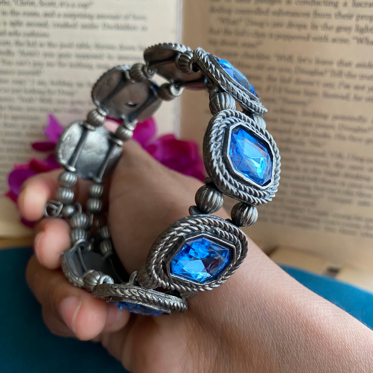 Durga stone kada(Blue)