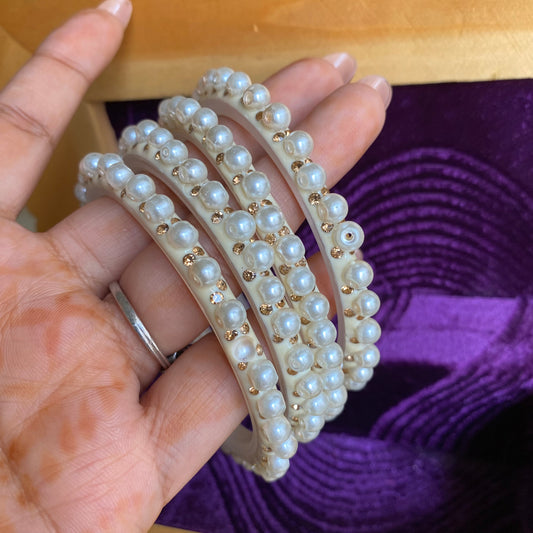 3D Pearl bangles