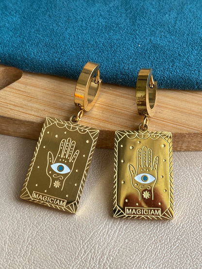 Magician tarot earring