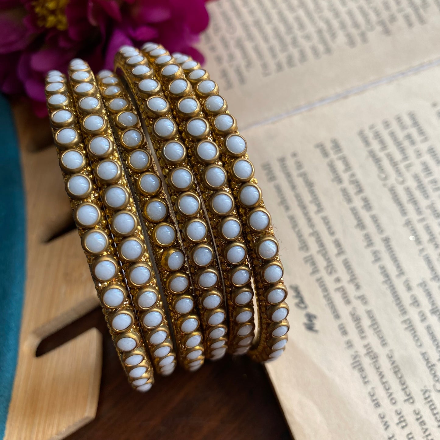 Mishti pearl bangles