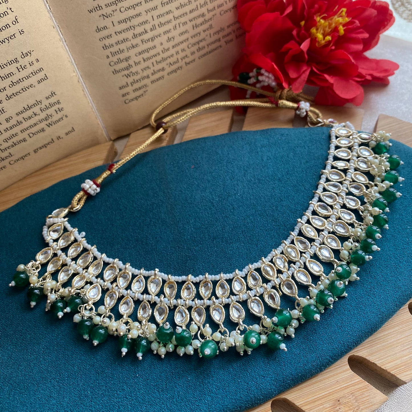 Yamini choker green