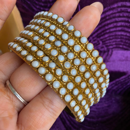 Mishti pearl bangles