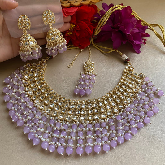 Mishika choker ( Lilac )