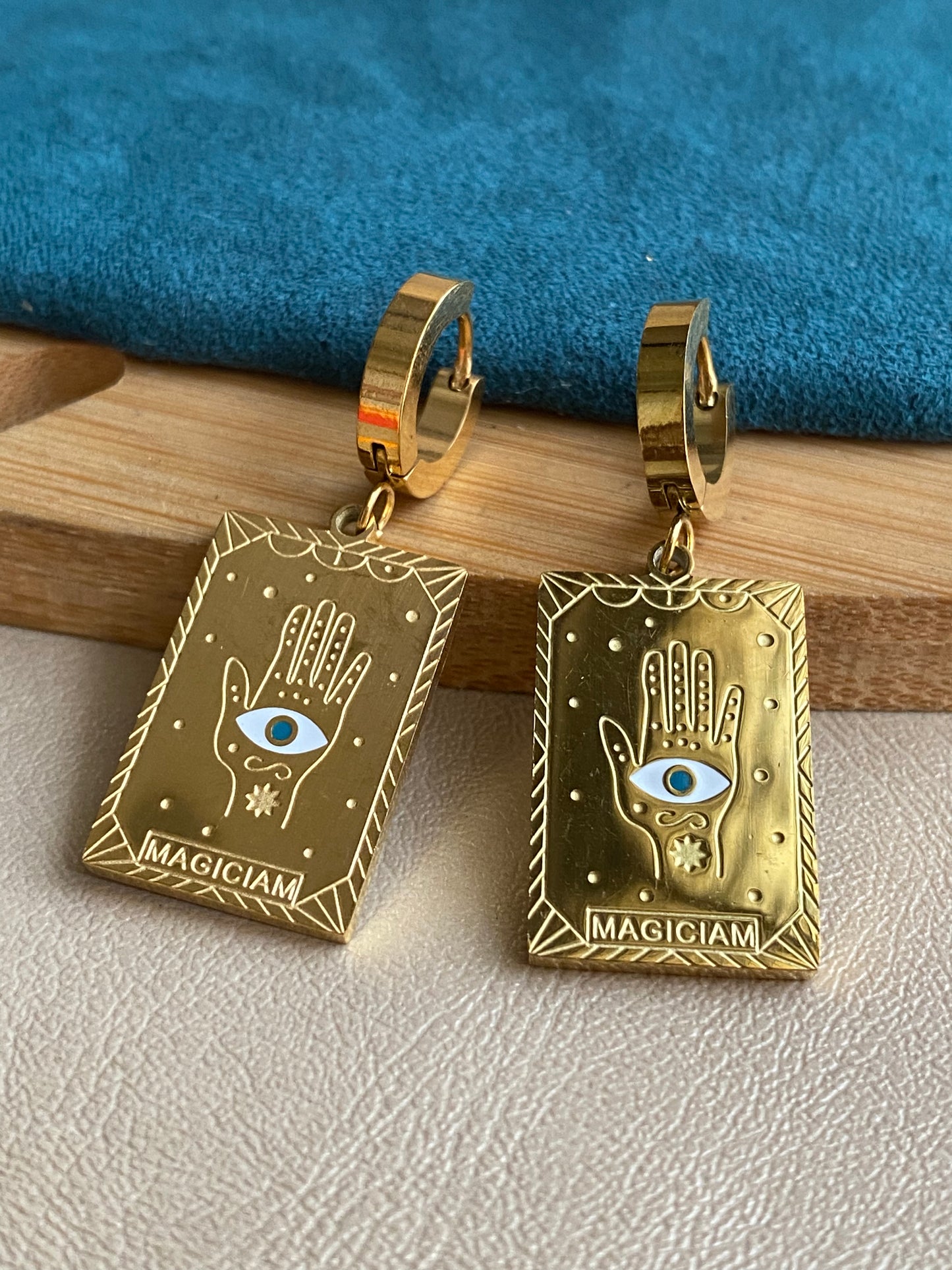 Magician tarot earring