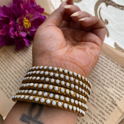 Mishti pearl bangles