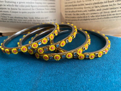 Daisy Bangles (Yellow)