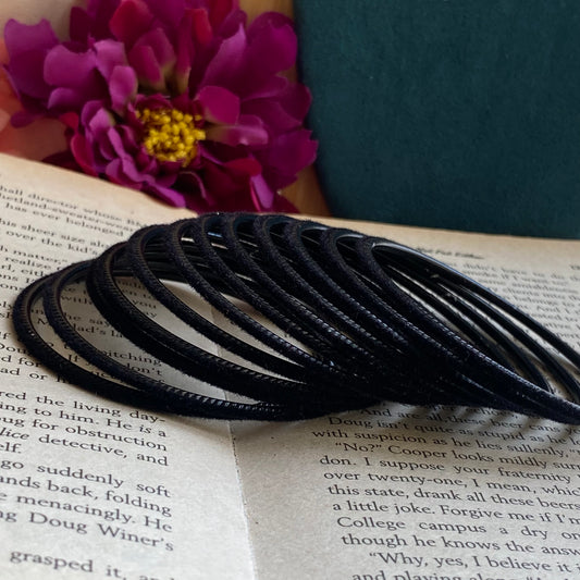 Black Velvet bangles