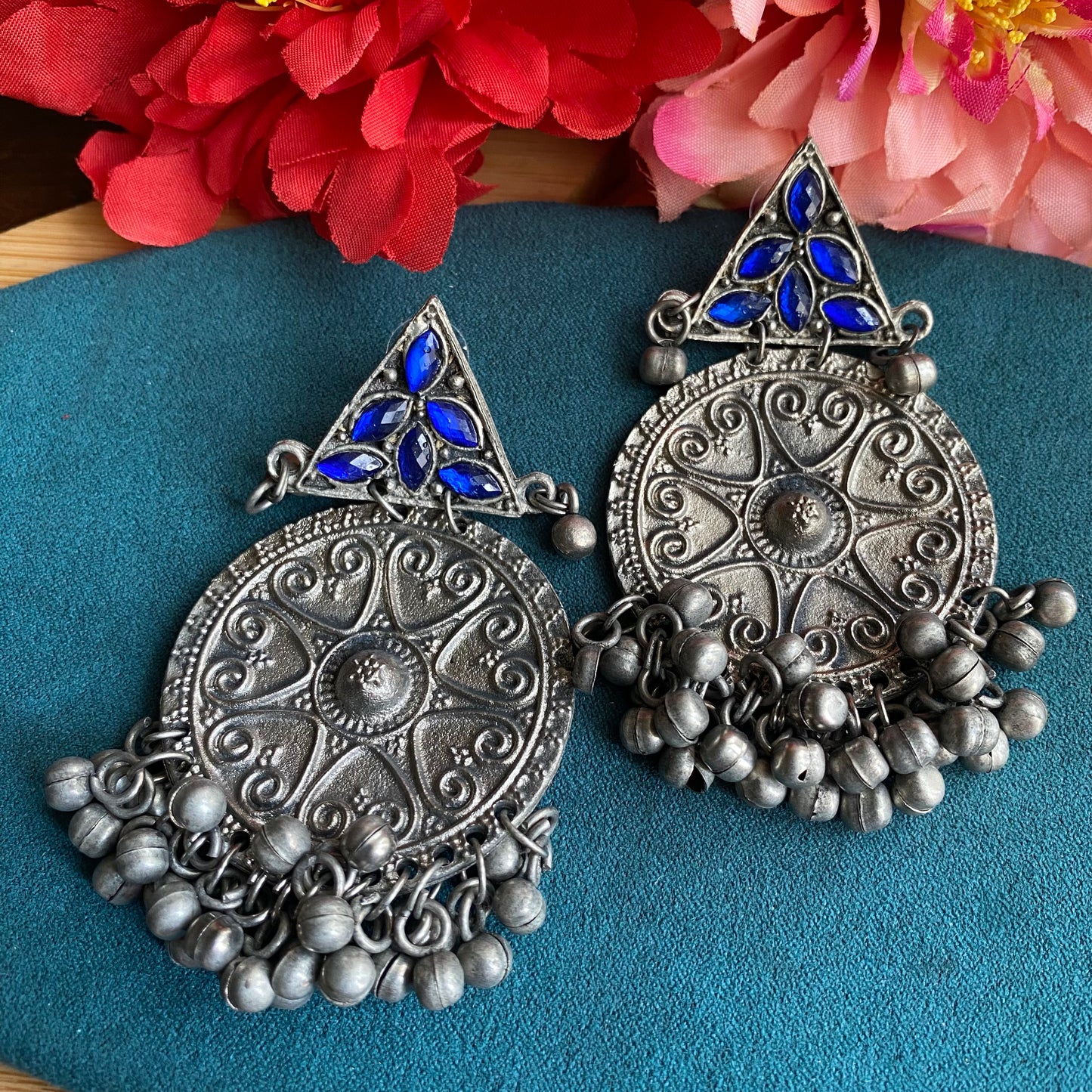 Anisha oxidised earrings