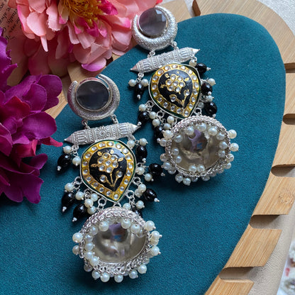 Meena & Kundan fusion Jhumka