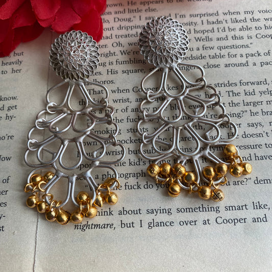 Ghunghroo Jali earrings