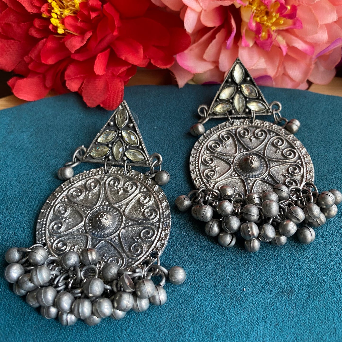 Anisha oxidised earrings