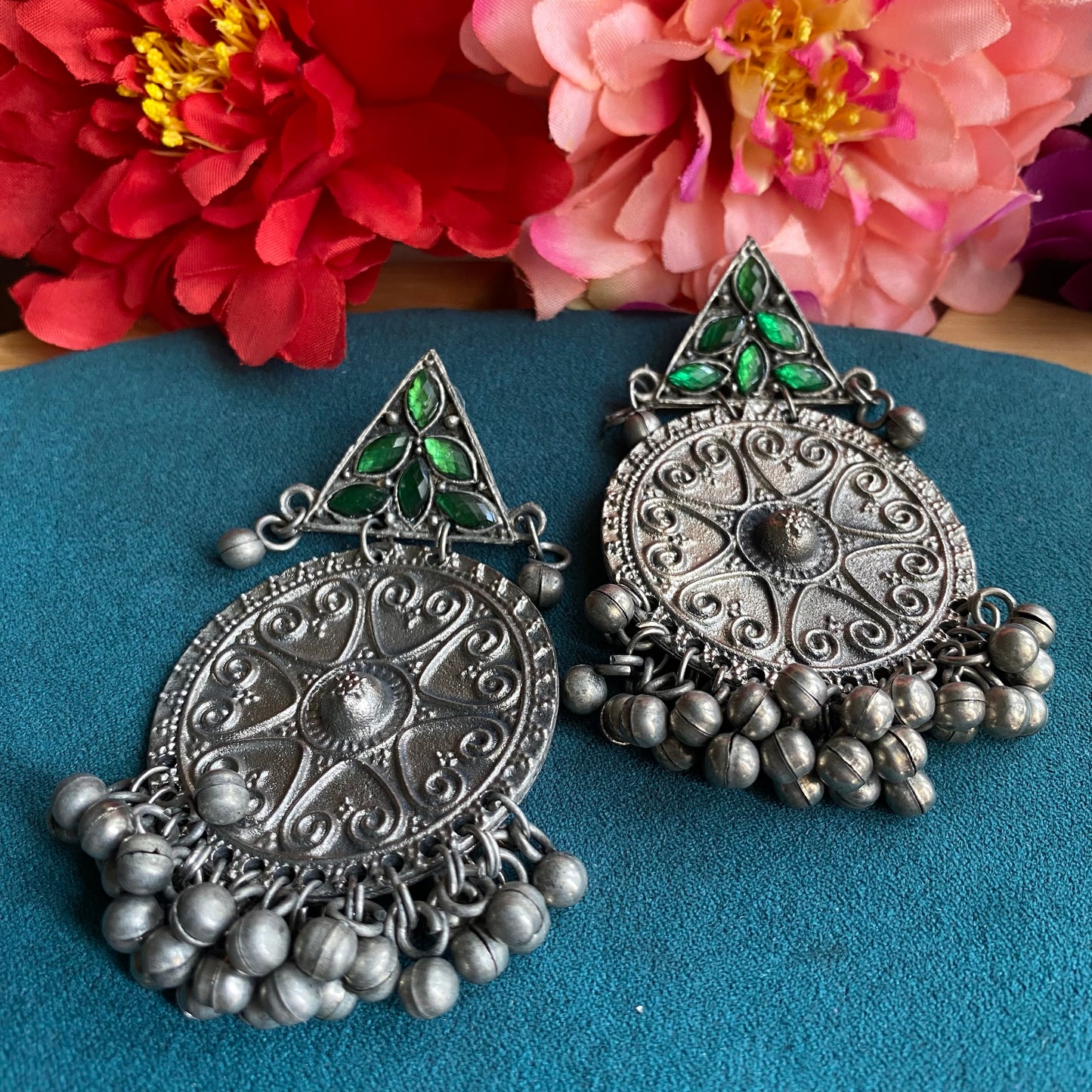 Anisha oxidised earrings