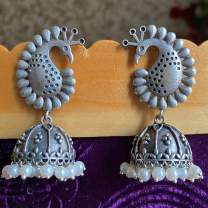 Peacock jhumka