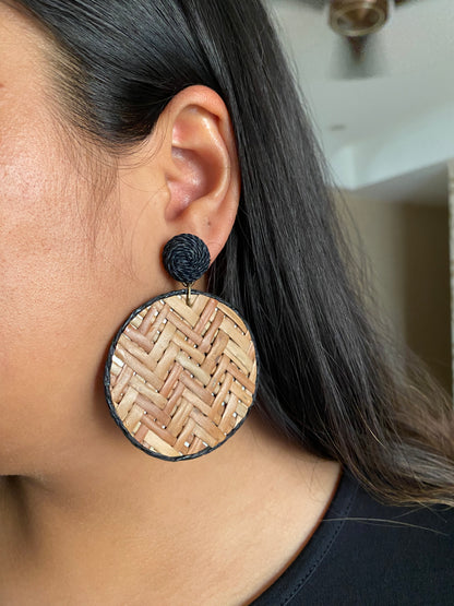 Wooden finish Earrings