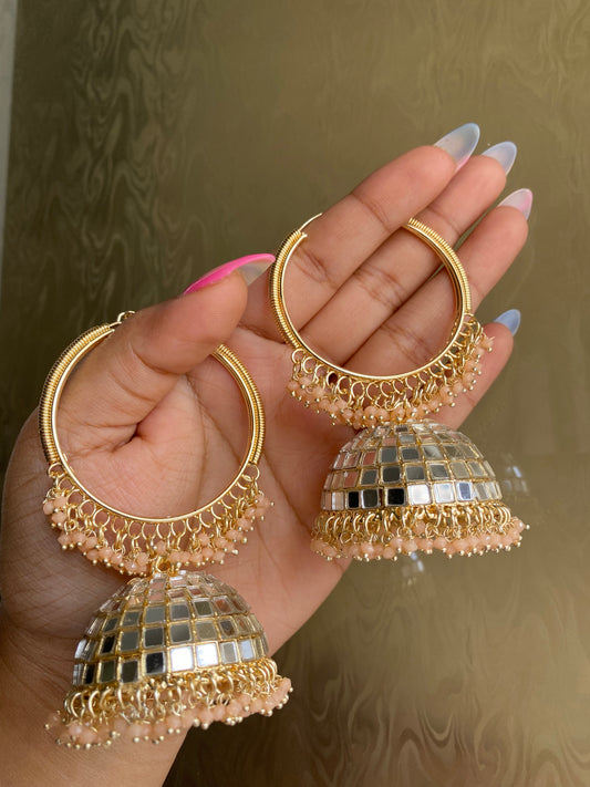 Oversized Meera Jhumkas