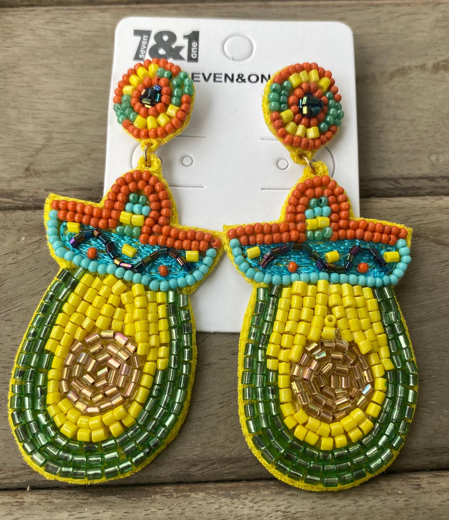 Multi Beaded earrings