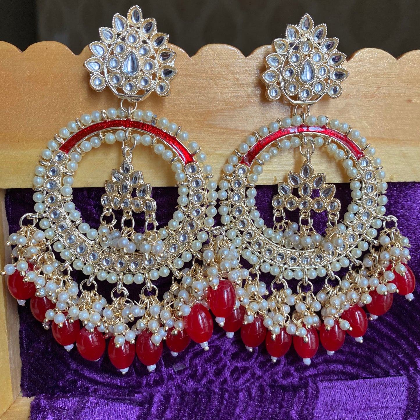 Pearl Bahara earrings