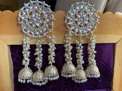 Sada Bahaar jhumkas