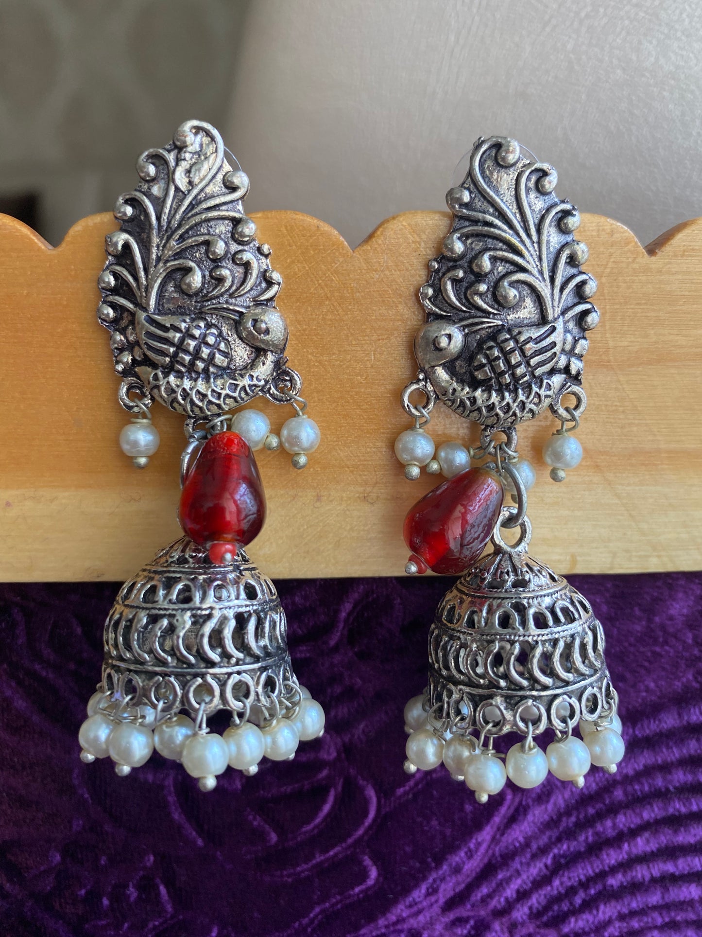 Rani jhumkas