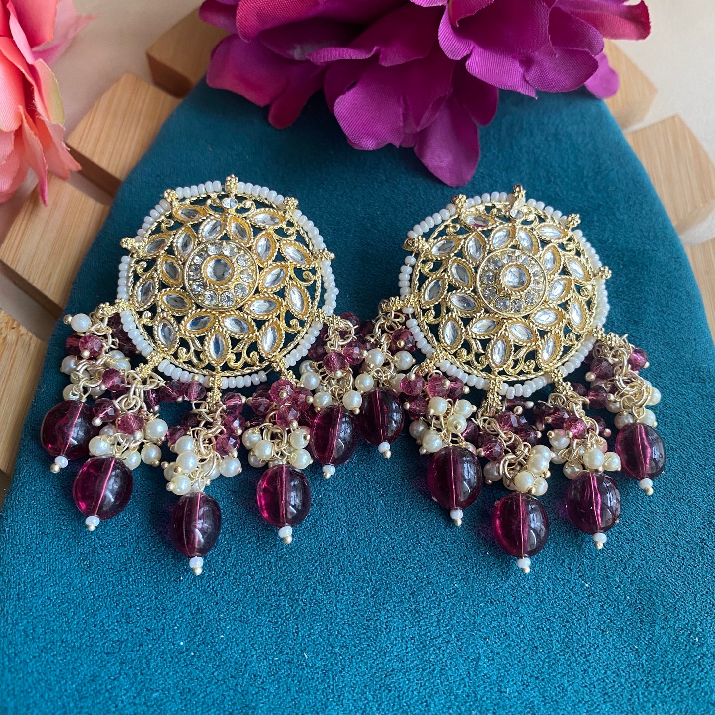 Mirza kundan studs