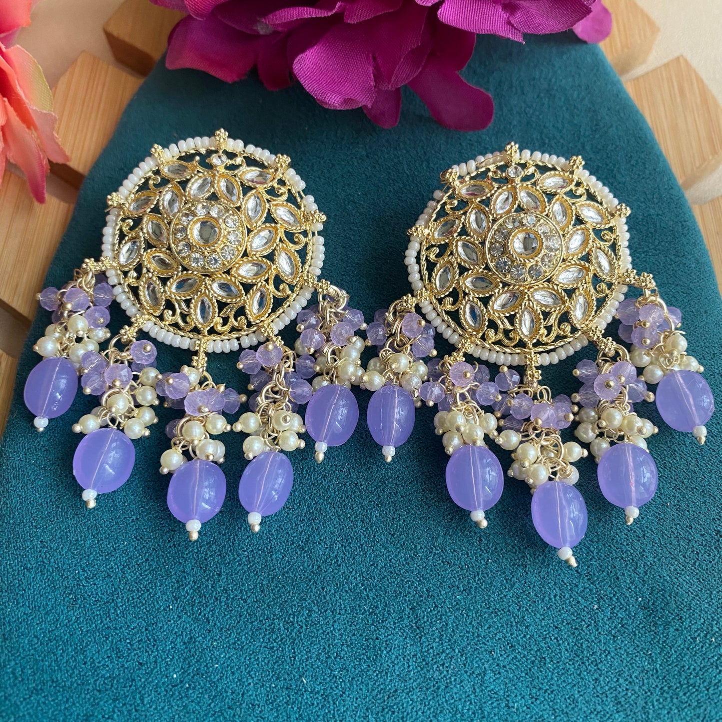 Mirza kundan studs